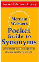 Merriam-Webster's Pocket Guide to Synonyms