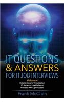 It Questions & Answers for It Job Interviews