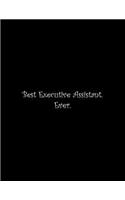 Best Executive Assistant. Ever: Line Notebook Handwriting Practice Paper Workbook
