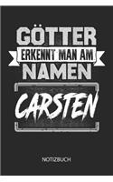 Götter erkennt man am Namen - Carsten - Notizbuch