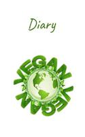 Diary: Diary 2019/2020 (September-September). For vegans. Agenda/organizer form.