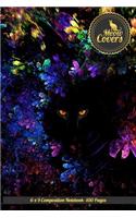 Meow Covers 6 X 9 Composition Notebook -100 Pages