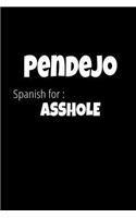 Pendejo Spanish for