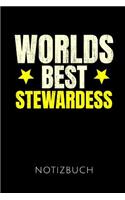 Worlds Best Stewardess Notizbuch
