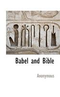 Babel and Bible