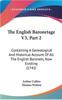 The English Baronetage V3, Part 2