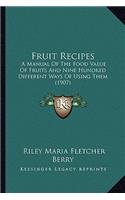 Fruit Recipes