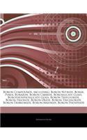 Articles on Boron Compounds, Including: Boron Nitride, Borax, Pyrex, Borazon, Boron Carbide, Borosilicate Glass, Borophosphosilicate Glass, Boron Trifluoride, Boron Trioxide, Boron Oxide, (English)