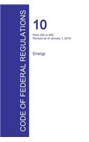Code of Federal Regulations Title 10, Volume 3, January 1, 2016