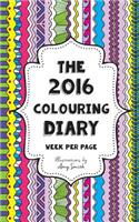 The 2016 Colouring Diary - Week Per Page