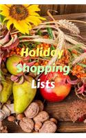 Holiday Shopping Lists
