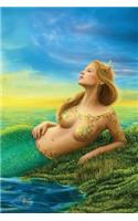 Basking Mermaid Princess Notebook