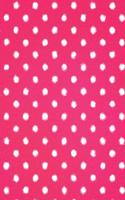 Pink Polka Dot Painted Notebook