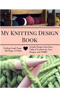 Knitting Design Graph Paper Book 4: 5 Ratio 8.5x11 Size, 120 Pages Volume 1