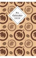 My Calendar 2020: Your Own Weekly, Monthly And Yearly Planner For 2020 With Beautiful Design