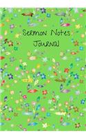 Sermon Notes Journal: Novelty Line Notebook / Journal College Rule Line, A Perfect Gift Item (7 x 10 inches) For men / Women Inspirational Worship Tool To Record, Remembe