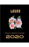 2020 Weekly & Monthly Planner: Laura...This Beautiful Planner is for You-Reach Your Goals / Journal for Women & Teen Girls / Dreams Tracker & Goals Setting / Beautiful Planner Not