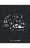 With God All Things Are Possible Matthew 19