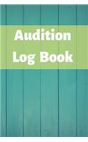 Audition Log Book
