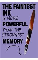 The Faintest Ink Is More Powerful Than the Strongest Memory