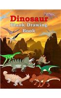 Dinosaur Blank Drawing Book: Blank pages with white paper for sketching, doodling and creative drawing book - 8.5" X 11" Customized Artist Sketchbook Notebook Journal - 110 page