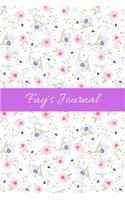 Fay's Journal: Cute Personalized Name Notebook for Girls & Women - Blank Lined Gift Journal/Diary for Writing & Note Taking