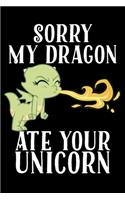 Sorry My Dragon Ate Your Unicorn