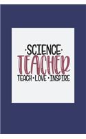 Science Teacher Notebook Journal