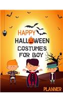 Halloween Costumes for Boy Planner