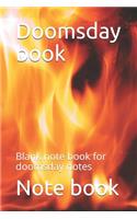 Doomsday book: Blank note book for doomsday notes