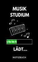 Musik Studium Lädt... Notizbuch