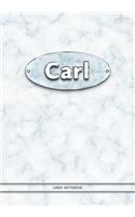 Carl - Lined Notebook