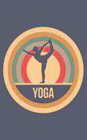 Yoga: Retro Vintage Terminplaner A5 mit Wochenkalender & Monatsplaner 2020 - Geschenk für Yogis & Yoginis