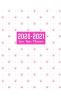 2020-2021 Two Year Planner: Trendy January 1, 2020 to December 31, 2021 - Weekly & Monthly View Planner, Organizer & Diary - Art Cover 00023188