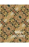Ledger Notebook: 6 Column Accounting Ledger Book For Bookkeeping - The Record Keeping Journal - Vintage Floral Edition