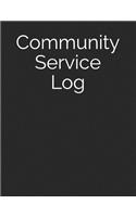 Community Service Log