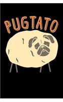 Pugtato: Pug Mom Blank Lined Journal, Gift Notebook for Pug Mum (150 pages)