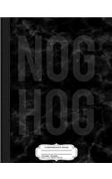 Nog Hog Eggnog Composition Notebook