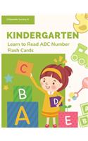 Kindergarten Learn To Read ABC Number Flash Cards