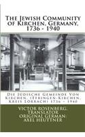 Jewish Community of Kirchen, Germany, 1736 - 1940