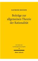 Beitrage zur allgemeinen Theorie der Rationalitat