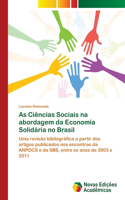 As Ciências Sociais na abordagem da Economia Solidária no Brasil