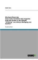 Wie beeinflusst das Vater-Sohn-Verhältnis das tragische Ende des Kindes in der Ballade Erlkönig von Johann Wolfgang von Goethe?