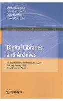 Digital Libraries and Archives