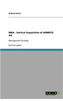 M&A - Vertical Acquisition of Admeco AG