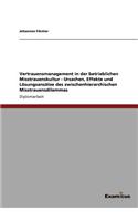 Vertrauensmanagement in der betrieblichen Misstrauenskultur - Ursachen, Effekte und Lösungsansätze des zwischenhierarchischen Misstrauensdilemmas