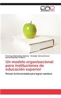 Modelo Organizacional Para Instituciones de Educacion Superior