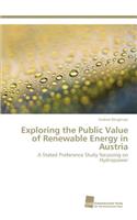 Exploring the Public Value of Renewable Energy in Austria