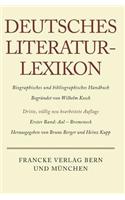 Deutsches Literatur-Lexikon, Band 1, Aal - Bremeneck