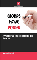 Avaliar a legibilidade do árabe